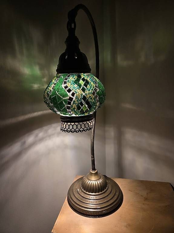 Lampade: Mosaiklampe grün – Usato da Zürich venduto da nina46 1