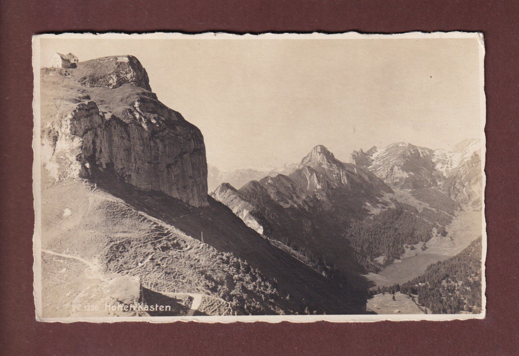 Cartoline postali: HOHEN KASTEN - 1926 – Usato da Pully venduto da nicecards-shop