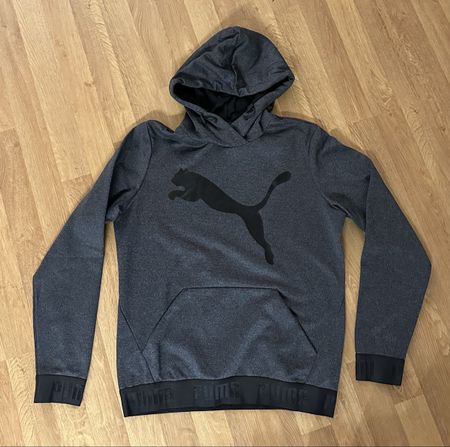 Puma Kapuzenpullover Grau Melange Gr. M - Top Zustand