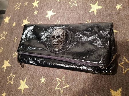 THOMAS WYLDE Clutch Lackleder Neuwertig