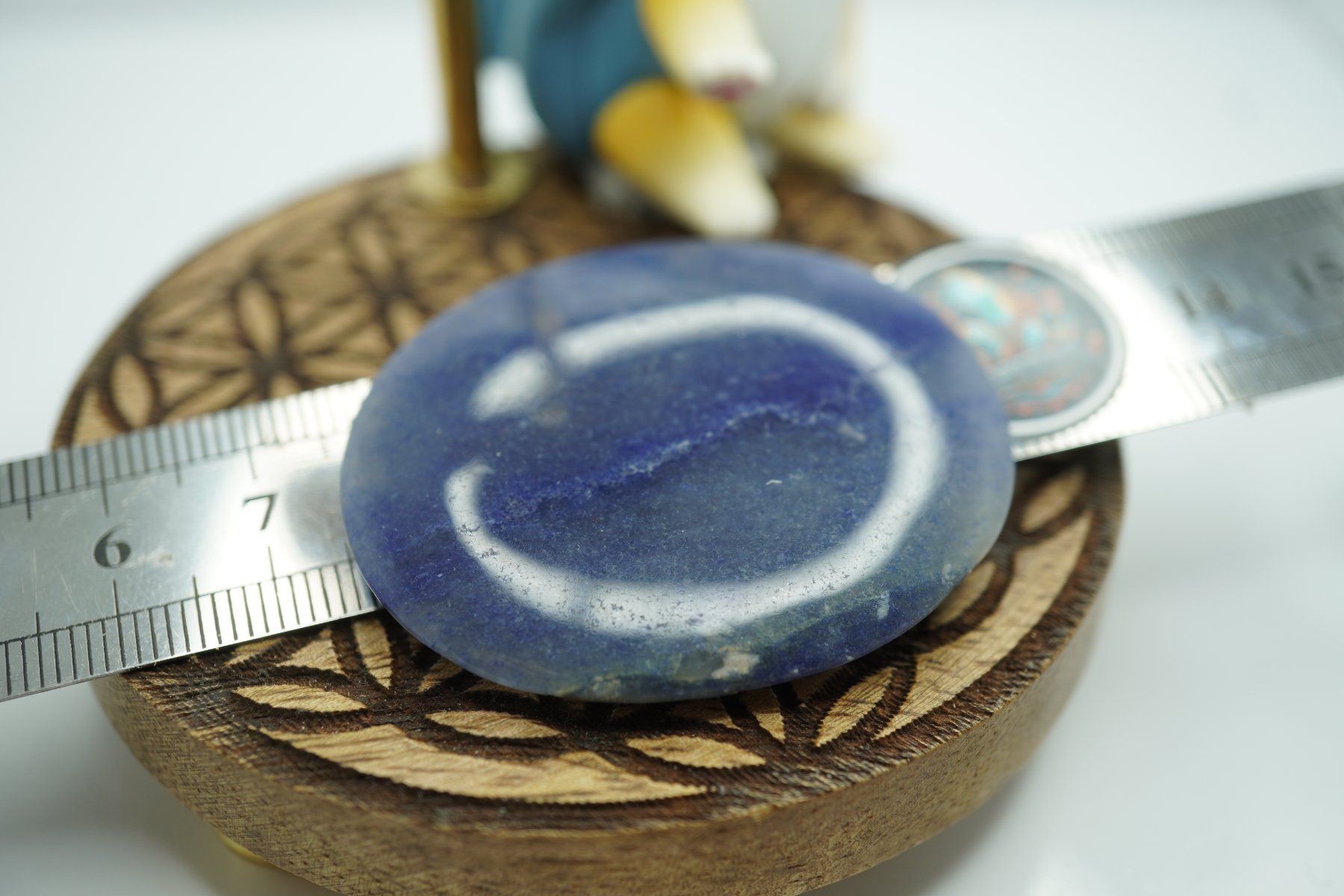 Minerali & Pietre curative: Blauquarz     Scheibenstein       ab 1.- Auktion – Nuovo e nell'imballaggio originale da Eschenbach SG venduto da topstone 7