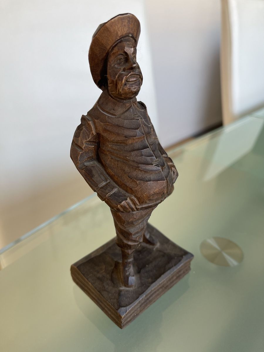 Statuette: Holzfigur -  Sancho Panza – Usato da Kehrsatz venduto da bianca69 1