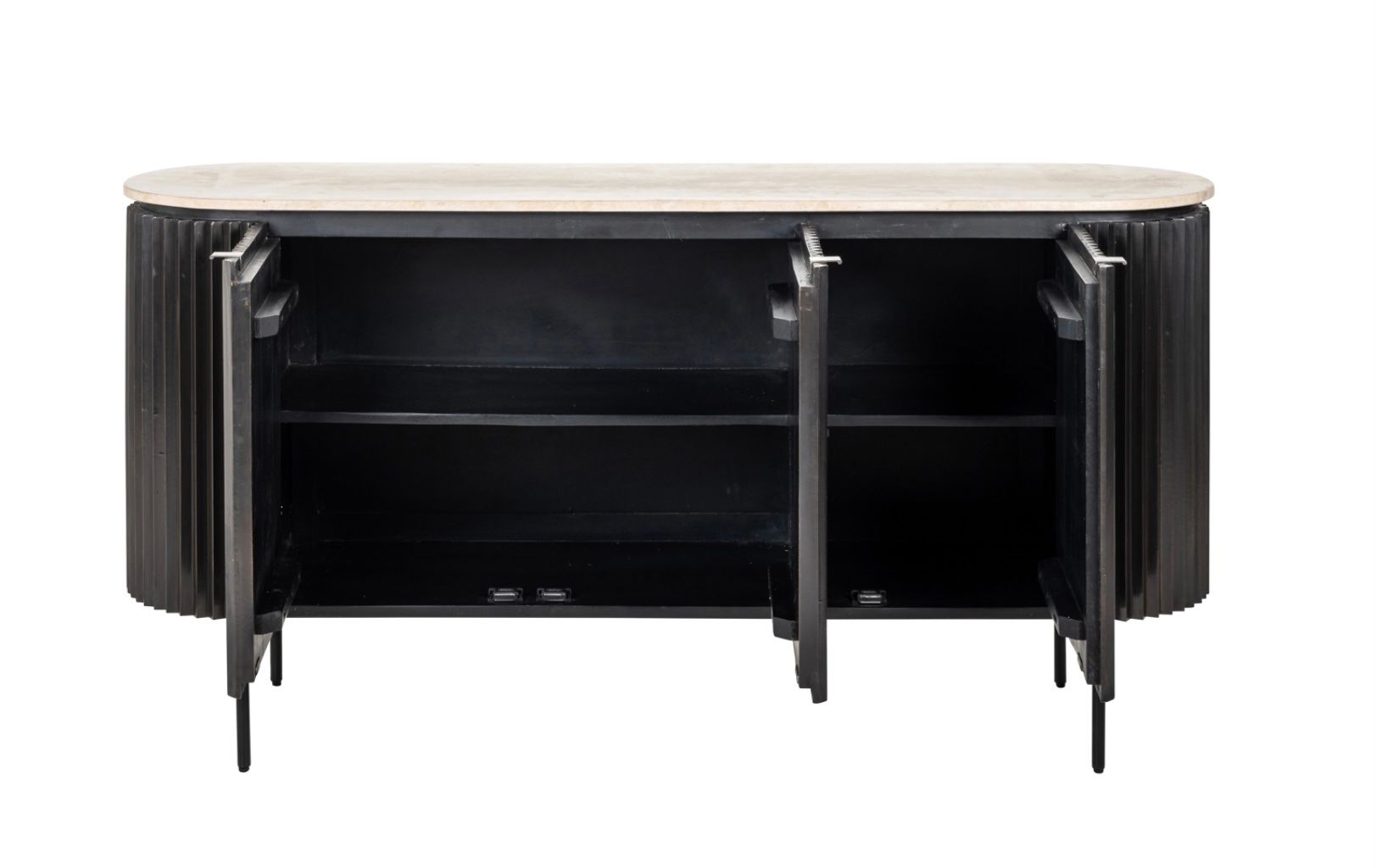 Cassettiere: RICHMOND INTERIORS* Sideboard Hampton dark brown – Nuovo e nell'imballaggio originale da Ruswil venduto da Miami-2026 2