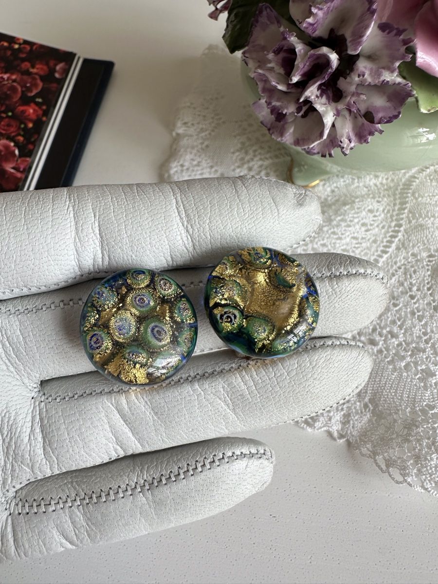 Murano Orecchini pendenti & Orecchini a lobo: Murano Glas Ohrclips, Vintage Schmuck – Usato da Zollikon venduto da pan_8jtm 2