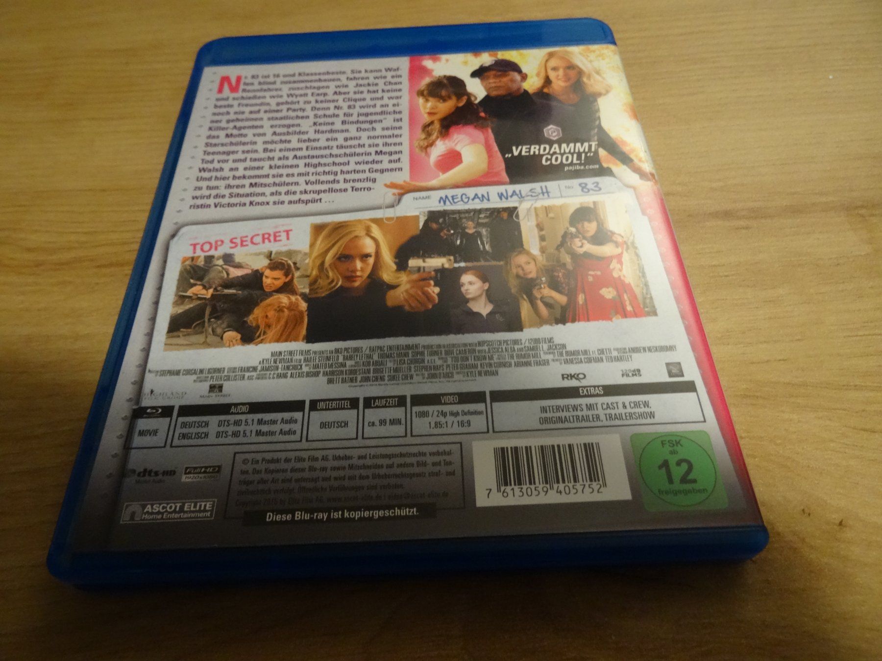 Alle DVDs: Blu-ray Secret Agency Barely Lethal – Gebraucht aus Olten von Disc-Verkauf 2