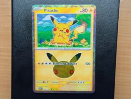 Pikachu (050/128) (28/30) - 30ᵉ Anniversaire - 30C FR