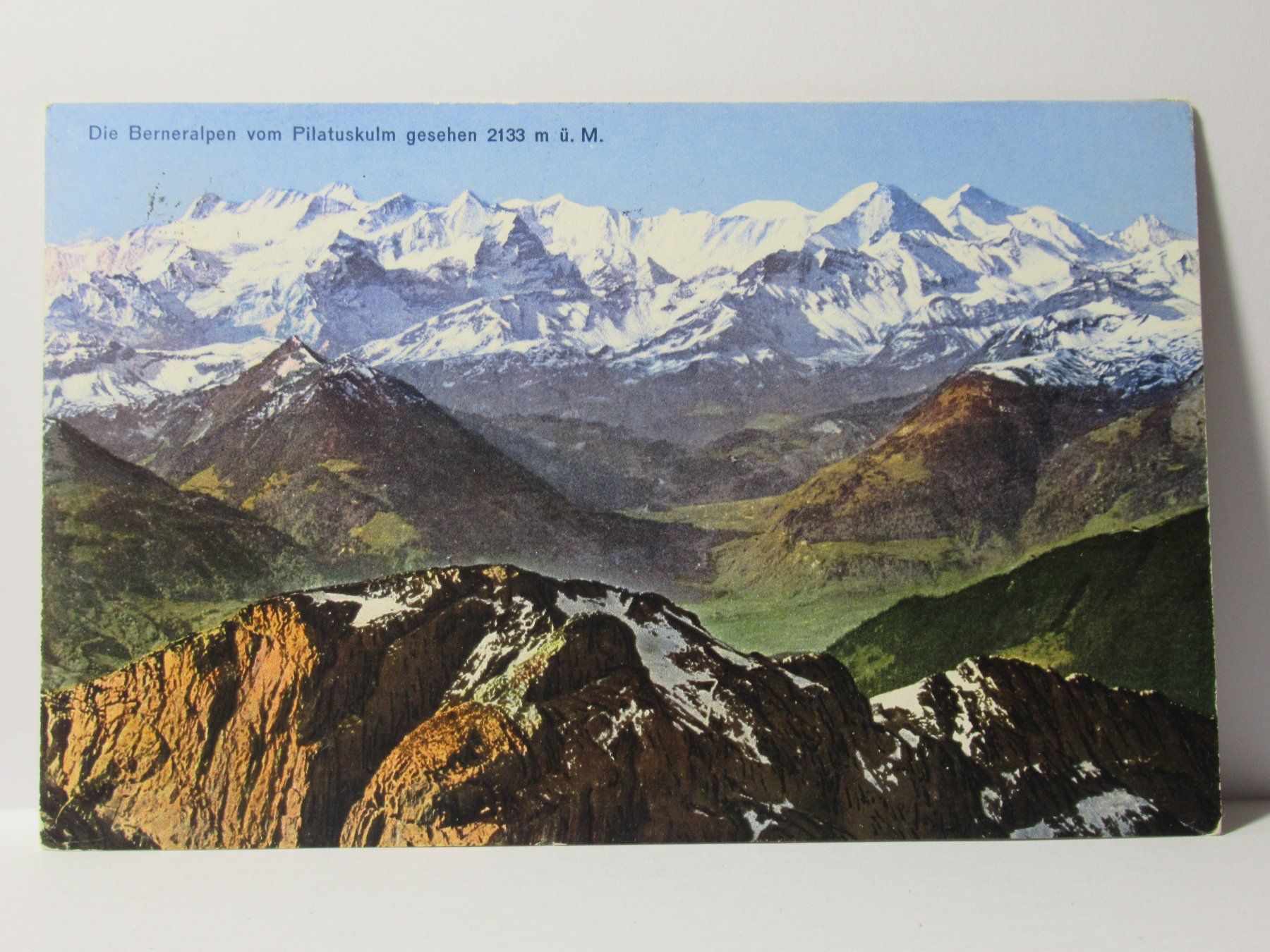 Ansichtskarten: Die Berneralpen  1944 – Gebraucht aus Grenchen von Bluemchen1900