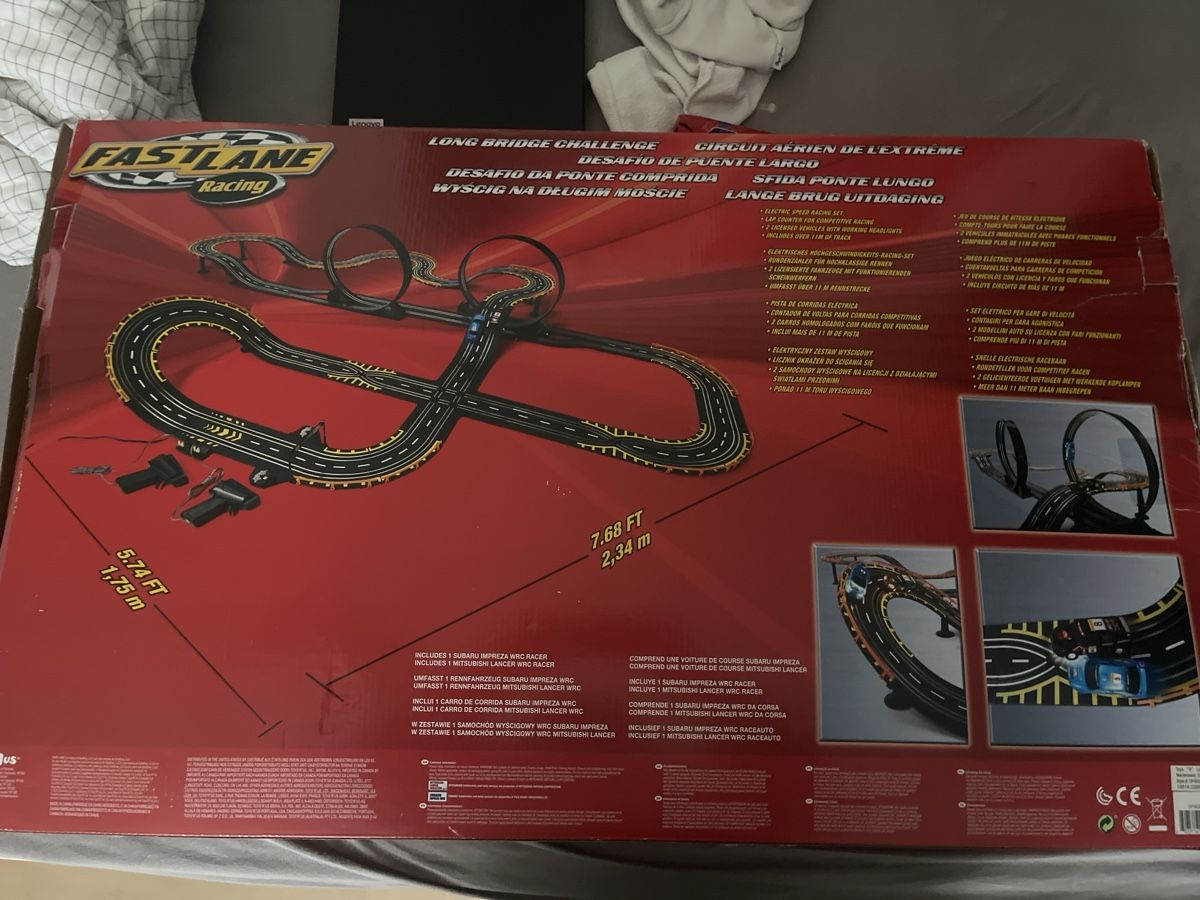 Piste: Coole Autorennbahn "Long Bridge Challenge" NUR 1 AUTO! – Usato da Birr venduto da rangelini 1