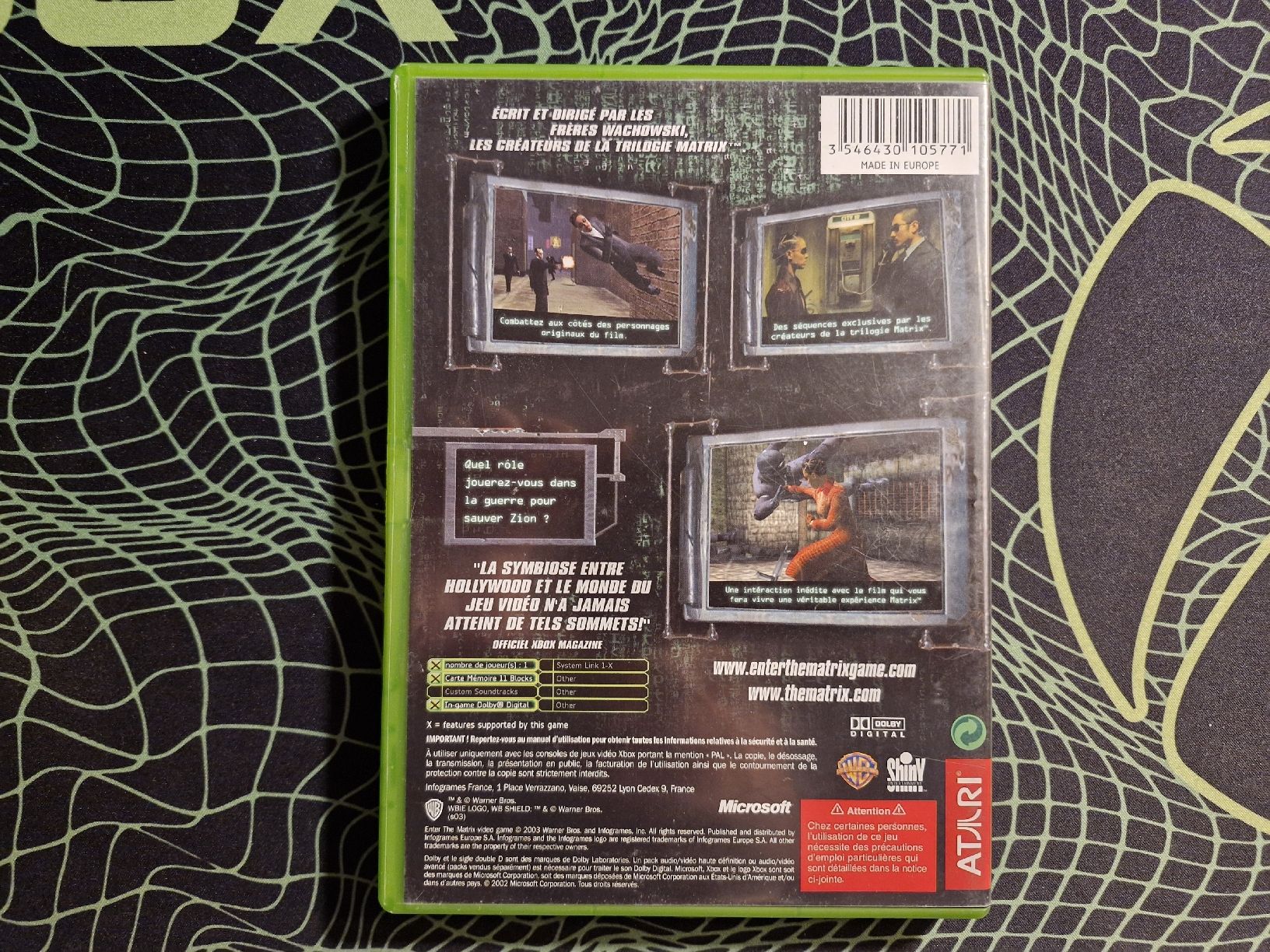 Atari Giochi: Enter The Matrix – Usato da Cugy/FR venduto da Lord-Beskar 1