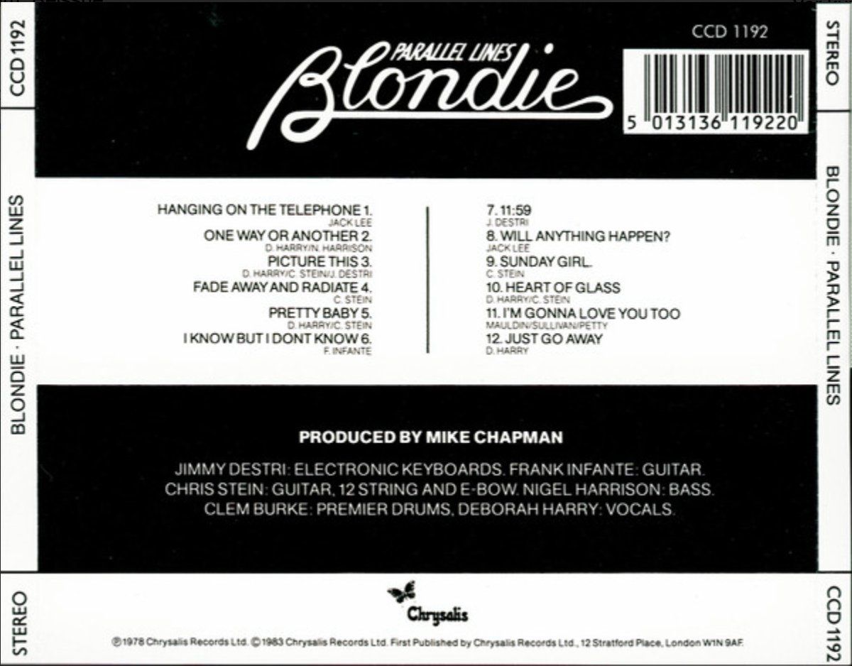 CDs: Blondie - Parallel Lines – Gebraucht aus Brunnen von Barfly5 1