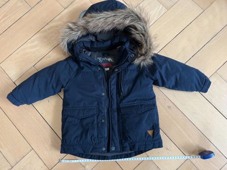 Wie neu: Zara Baby 92/98 wärme Jacke Kunstpelz abnehmbar 👶