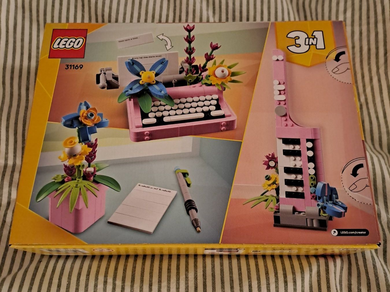 Lego Kit di costruzioni: Lego Creator 3 in 1 Schreibmaschine mit Blumen (31169) – Nuovo e nell'imballaggio originale da Wädenswil venduto da FrieBro 2