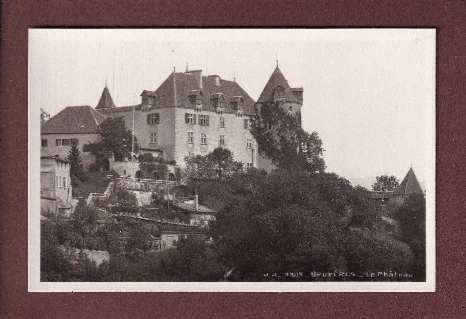 Cartoline postali: GRUYERES - Le Château – Usato da Pully venduto da nicecards