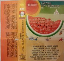 CASSETTE CANZONI PER L'ESTATE 85 - ROCK - COMPILATION