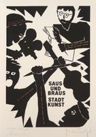 ORIGINAL-GRAPHIK - PETER FISCHLI