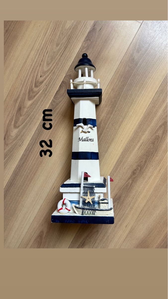 Tutte le decorazioni: Leuchtturm Dekoration maritime 32 cm  – Nuovo (secondo la descrizione) da Oftringen venduto da Solima