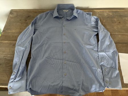 Hemden Calvin Klein Herren Grösse 40 slim fit blau gestreift