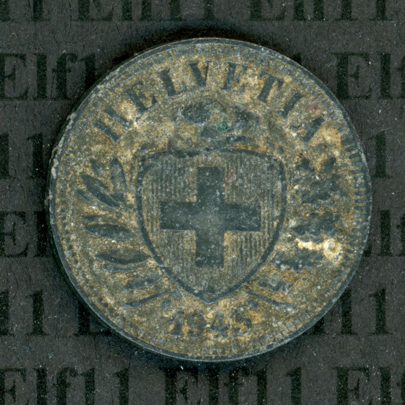 Tutti le monete: CHF___0.02 1943 ss 2 Rappen – Usato da Widnau venduto da Elf11