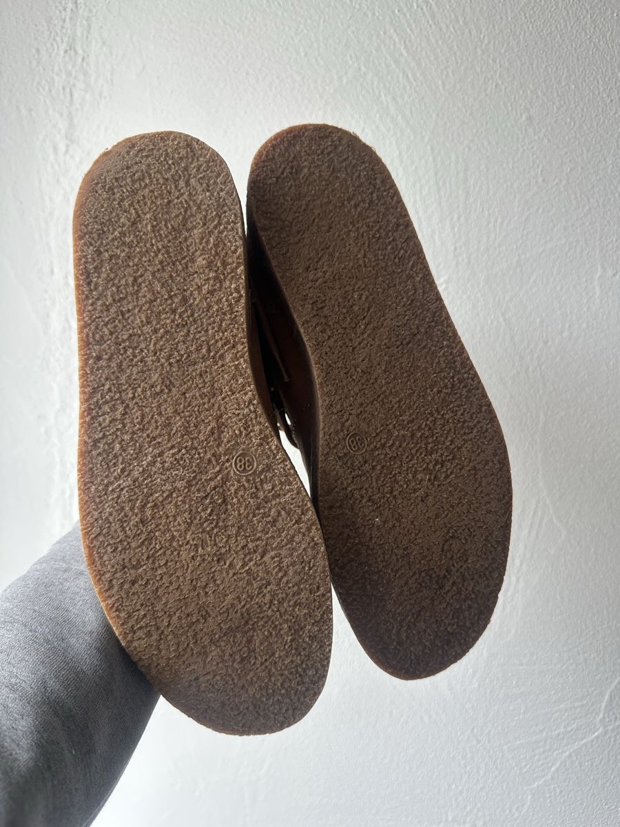 Scarpe da donna: Brown Velor Leather Shoes – Usato da Uster venduto da Monika_OB 3