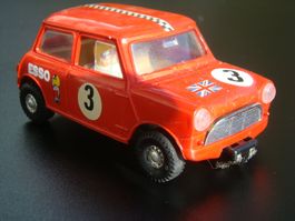 Scalextric Mini Cooper rot Frontantrieb selten 60er