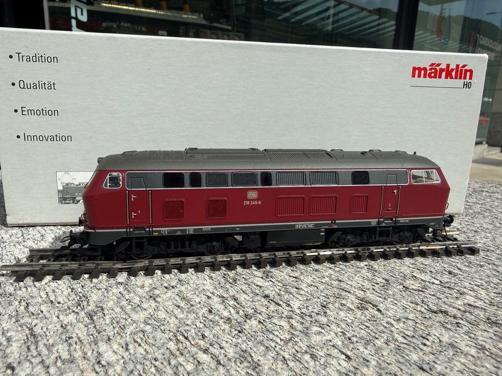 Märklin 37764 Diesellok BR218 DB MFX Sound (Gebraucht) in Chiasso für ...