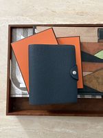 Hermes Notizbuch Grau