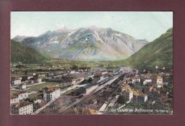 Un saluto da BELLINZONA - Ferrovia - 1912 Feldpost
