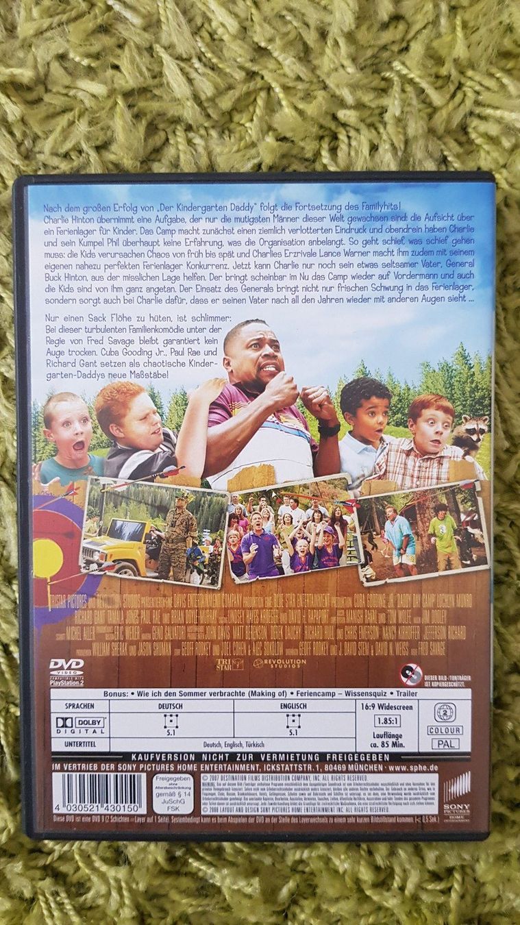 Tutti i DVDs: Der Kindergartendaddy 2 - Das Feriencamp Jetzt wird gezeltet – Usato da Dornach venduto da Letizia1987 1
