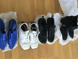 3 Paar Ecco Echtes Leder Schuhe. 1paar leder blau .