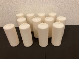 Restposten Kerzen Box, 12 Kerzen a je 16 x 7 cm