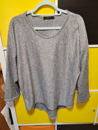 Damen Pullover Today grau meliert Grösse M guter Zustand