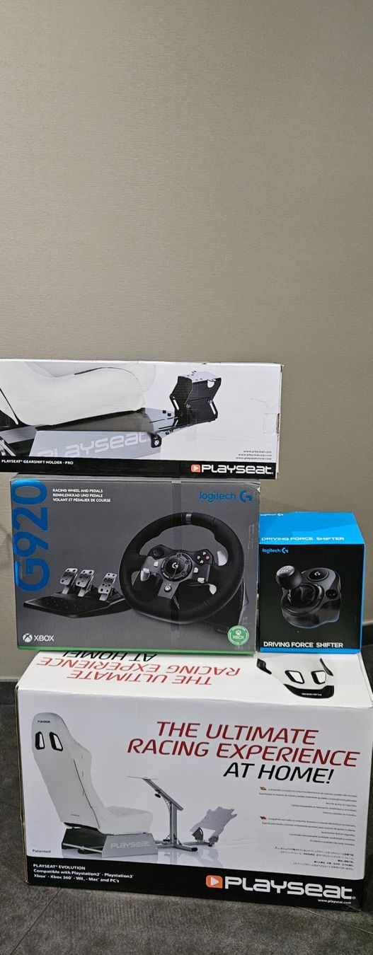 Playseat Stühle: Playseat Evolution + Logitech G920 + Shifter + Pédales + Tap – Neu (gemäss Beschreibung) aus Vernier von log_6bf7 2