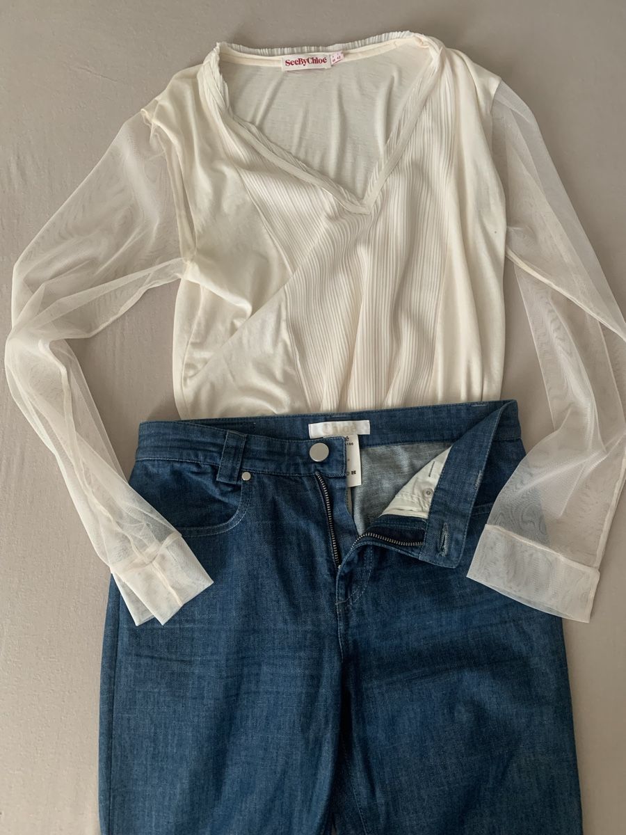 Chloé Pullover & Sweatshirts: Chloé Jeans & Longsleeve  – Gebraucht aus Männedorf von HollyCat 2