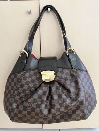 Original Louis Vuitton Sistina GM Damier Tasche mit Quittung