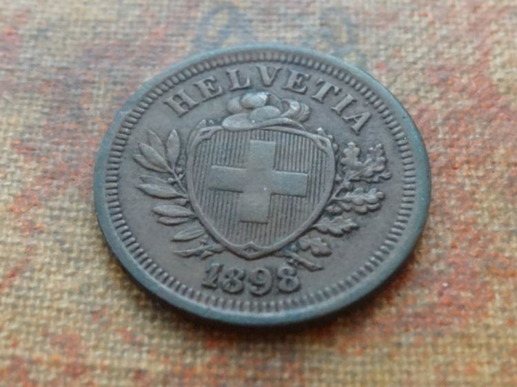 Toutes les monnaies: 1 Rp. 1898  (B) – D'occasion à Romanel-sur-Lausanne par Swift13