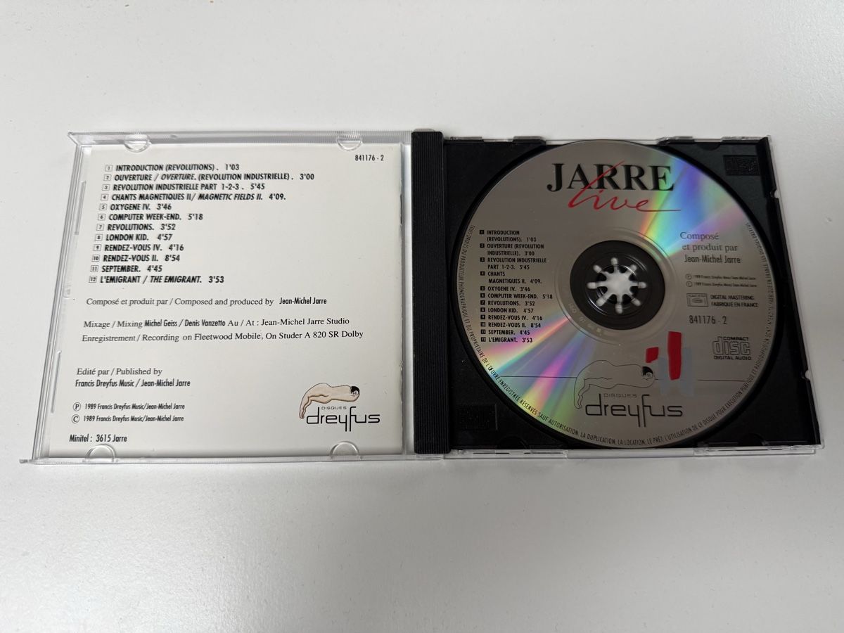 CDs: Jean-Michel Jarre - Jarre Live CD – Gebraucht aus Oberried Brienz von Chyara 2