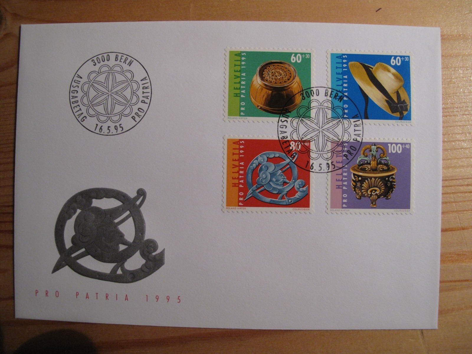 Alle Briefmarken: Pro Patria 1995 FDC – Gebraucht aus Wil SG von fva01