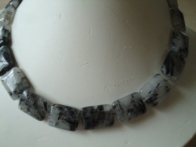 Catenine: Kette Bergkristall/Turmalin – Usato da Stein AR venduto da dylesi 1