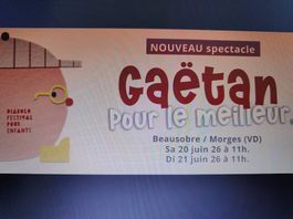 2 billets Diabolo Festival+spectacle Gaëtan