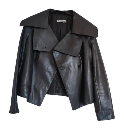 Leather jacket by Jil Sander