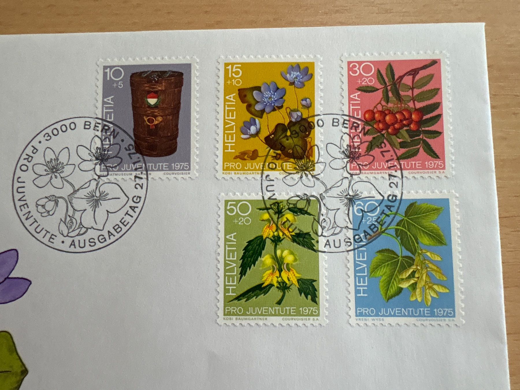 Tutti i francobolli: Pro Juventute 1975 Ersttagsbrief Leberblümchen Briefmarke... – Usato da Ibach venduto da lisch3 1