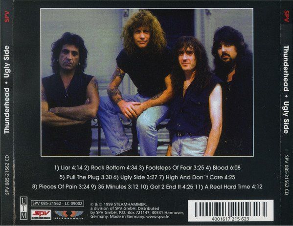 CD: CD/ THUNDERHEAD : UGLY SIDE (1999) HARDROCK – Usato da Geuensee venduto da Dougenegger 1