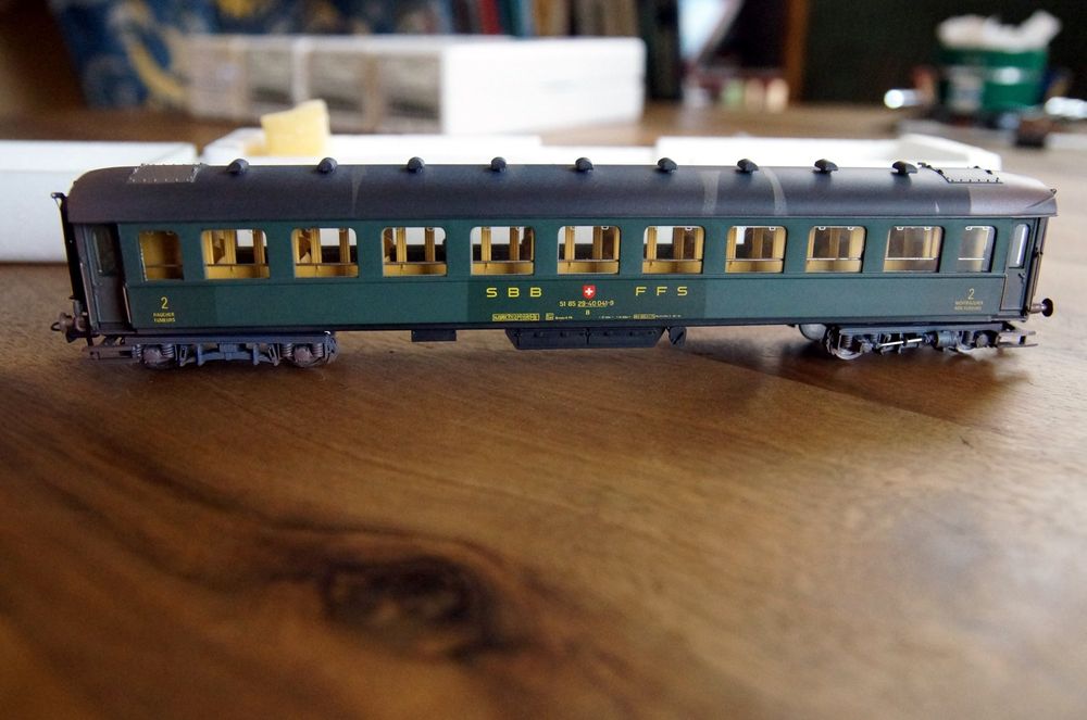 Metropolitan Modelleisenbahnen: Metrop/API 7090 D - SBB Personenwagen 2. Klasse UIC – Gebraucht aus Schönenwerd von Steidi