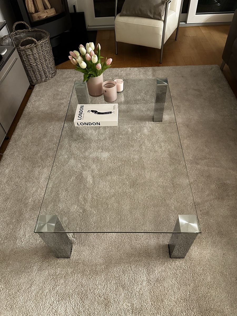 Pfister Tavoli: Exklusiver Salontisch Glas günstig  – Usato da Luzern venduto da Fairtrader66 2
