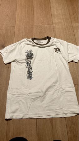 Guess T-Shirt Grösse L weiss/braun
