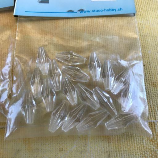 Perle (finte): LOT ACRYLPERLEN RAUTE – Nuovo e nell'imballaggio originale da Ostermundigen venduto da wini63 5