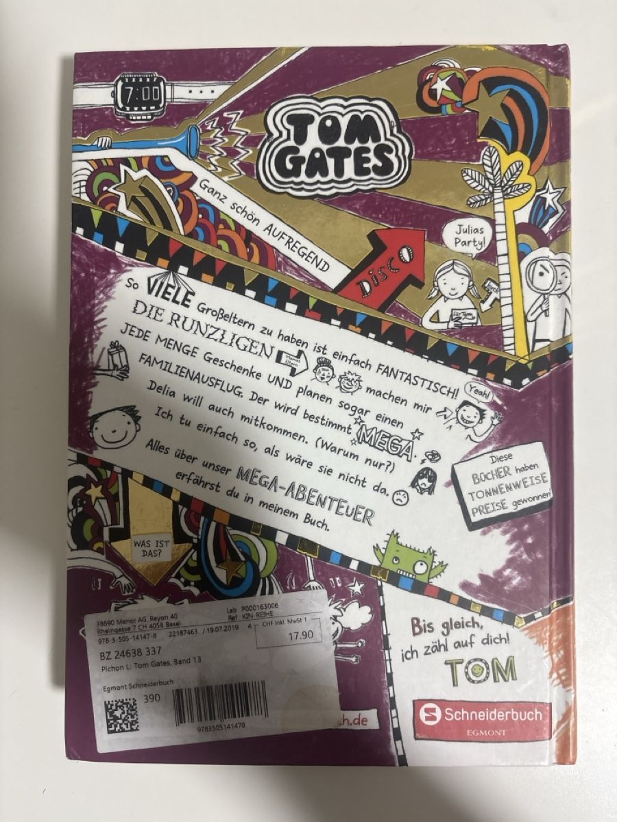 Bücher: Tom Gates (Mega Abenteuer) – Neu (gemäss Beschreibung) aus Riehen von ebr_y8gq 1