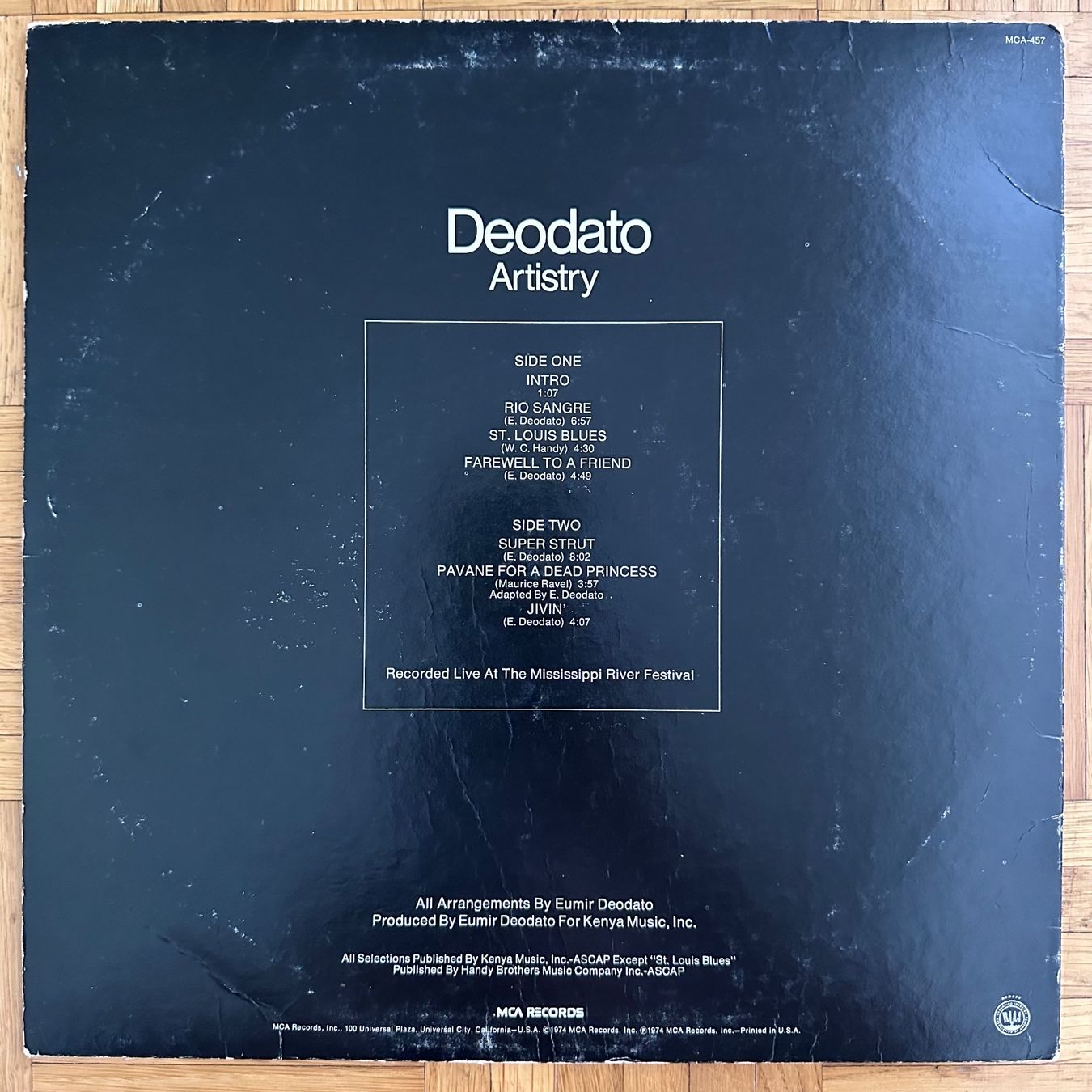 Schallplatten: LP - Eumir Deodato - Artistry – Gebraucht aus Breganzona von Onairda75 1