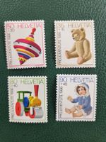 Briefmarken Pro Juventute 1986 Spielzeug 4er Set 