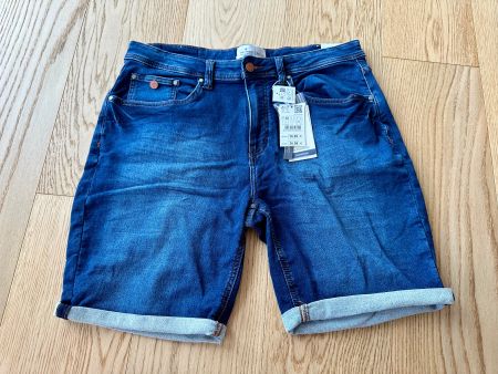 Neue Herren Denim Short Springfield Gr W38 Slim